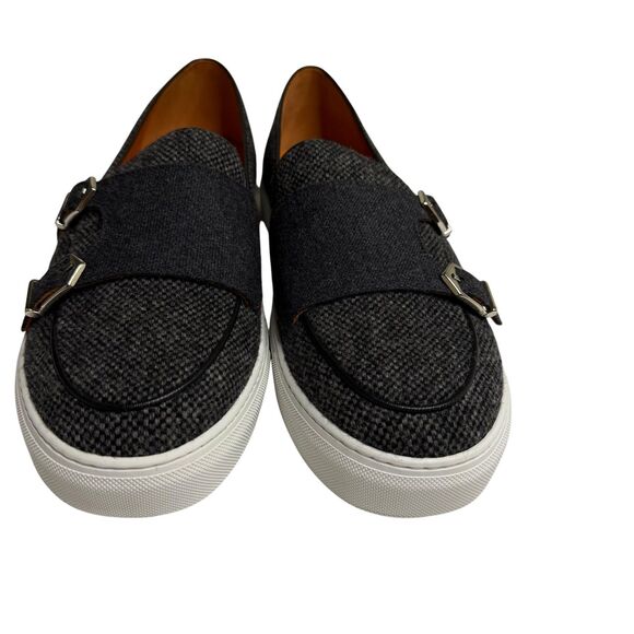 Robert August The Foster Monk Sneaker Shoes Slip On Loafers Gray 12 EE NIB main image 9